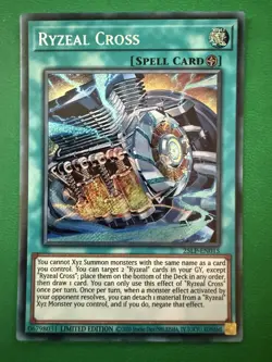 Yugioh Ryzeal Cross 25LP-EN015 Secret Rare World Championship Pack 2025 Paris - Image 1