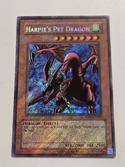 Harpie's Pet Dragon RP02-EN093 Max Foil Bleed Secret Rare Yugioh Retro Pack 2 NM - Image 1