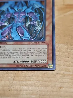 1996 Yugioh Raviel Lord Of Phantasms Limited Edition Ultra Rare CT03-EN003 ¿ - Image 3