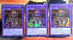 YuGiOh! 3x Masquerade the Blazing Dragon RA02-EN022 1st Edition NM SUR Playset - Image 1