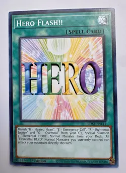 Hero Flash!! Legendary Duelists: Season 3 #LDS3-EN111 Yugioh - Image 1