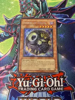 Yugioh SPHERE OF CHAOS SECRET RARE RGBT-EN093 LP See Pics Raging Battle - Image 1