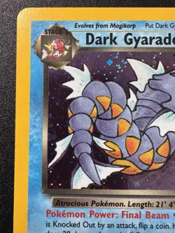 Prerelease Dark Gyarados 8/82 Team Rocket Pokemon Card Holo Foil Rare Near Mint - Image 3