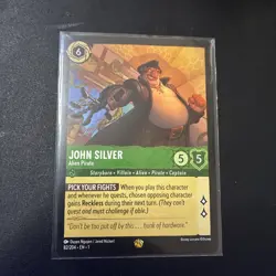 John Silver Alien Pirate Lorcana Card 82/204 the First Chapter Regular - Image 1