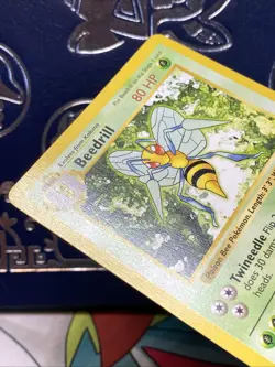Pokemon Card Beedrill Shadowless Base Set Rare 17/102 NM - Image 5