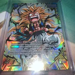 Gotenks FB04-033 1st Anniversary Promo Alternate Art Dragon Ball Card Fusion Wor - Image 1