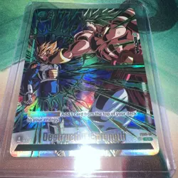Dragon Ball Fusion World Broly FS03-16 P Destructive Strength Card Mint - Image 1
