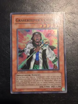 Yu-Gi-Oh! SUPER RARE CARD GRAVEKEEPER'S CHIEF PGD-065 1ST VLP - Image 1