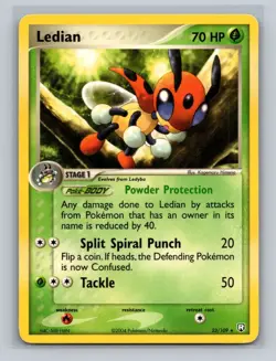 Pokemon Card - Ledian Team Rocket Returns 23/109 Rare Regular LP - Image 1