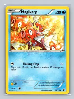 Magikarp Legendary Treasures 30/113 Common Pokemon Card LP-MP - Image 1