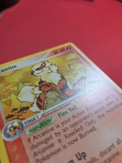 Arcanine EX Sandstorm 15/100 Regular Rare Pokemon Card - Scratch MP - Image 2