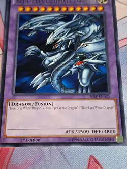 Yu-Gi-Oh Blue-Eyes Ultimate Dragon | 1st Edition Rare Card | DPRP-EN025 - Image 3