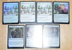 MTG 7x White Instant Foils Isolate, Adamant Will, Renounce the Guilds & more - Image 2