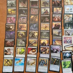 Black and White ZOMBIES' Fun Tribal Custom Complete COMMANDER DECK MTG 100 Cards - Image 3