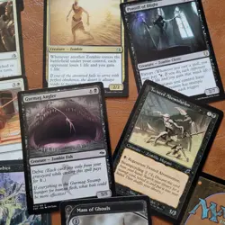 Black and White ZOMBIES' Fun Tribal Custom Complete COMMANDER DECK MTG 100 Cards - Image 5