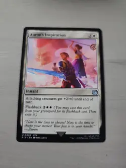 AURON'S INSPIRATION mtg NM-M Final Fantasy - Image 1
