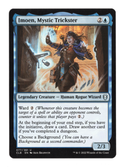 MTG-Imoen, Mystic Trickster-Battle for Baldur's Gate-77-Near Mint-NonFoil - Image 1