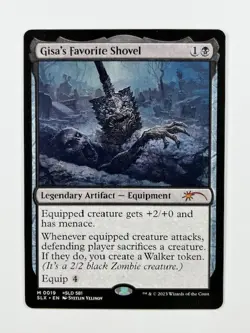 1x MTG Gisa's Favorite Shovel Universes Within (SLX secret lair) NM #19 - Image 1