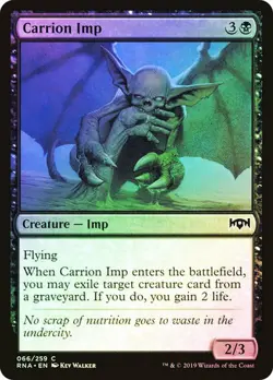 Carrion Imp Ravnica Allegiance MTG MAGIC CREATURE IMP FOIL - Image 1