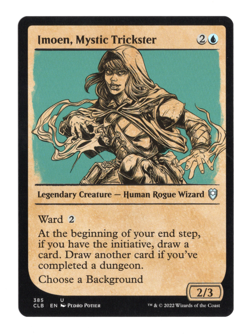 MTG-Imoen, Mystic Trickster Showcase-Battle for Baldur's Gate--Near Mint-NonFoil - Image 1