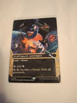 Mtg. Scavenger Grounds. Borderless. Edge of Eternities. Pack Fresh #37 N.M - Image 1