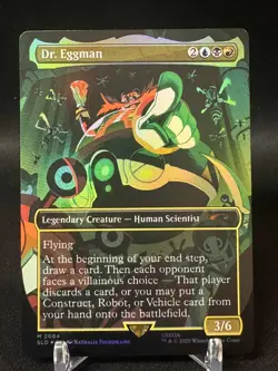 Dr. Eggman, Foil, Secret Lair Sonic the Hedgehog, MTG NM - Image 1
