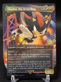 MTG Shadow the Hedgehog (Rainbow Foil) NM Secret Lair Drop Series - NM - Image 1