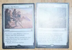 MTG 2x White Rare Instant Secure the Wastes & Settle the Wreckage - Image 2