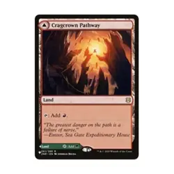 WOTC MtG The List Cragcrown Pathway (R) NM - Image 1