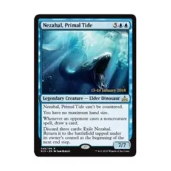 WOTC MtG Prerelease Promos Nezahal, Primal Tide (P) (Foil) NM - Image 1