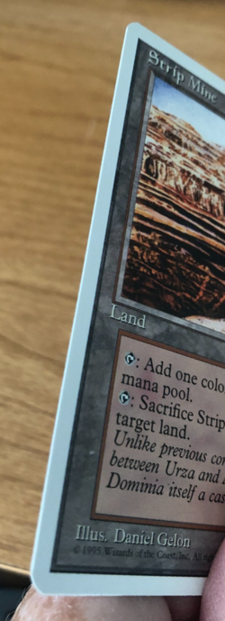 Magic The Gathering 4th Edition Strip Mine MTG - Image 3
