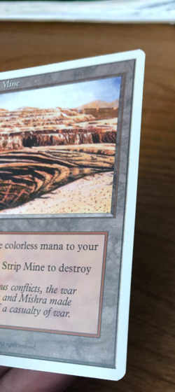 Magic The Gathering 4th Edition Strip Mine MTG - Image 4