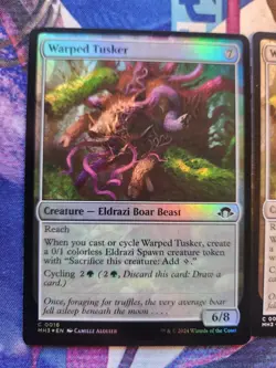 MTG MH3 - Warped Tusker X 2 (1x Foil, 1x Regular) - Image 2