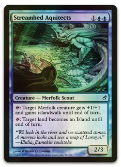 Streambed Aquitects #91 (Foil) (LP) Lorwyn LRW Magic MTG - Image 1