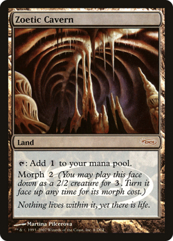 Zoetic Cavern #8 (Foil) (MP) WPN & Gateway Promos WPN Magic MTG - Image 1