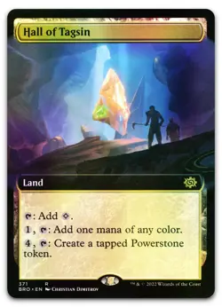 Hall of Tagsin (Extended Art) #371 (Foil) (NM) Brothers' War BRO Magic MTG - Image 1