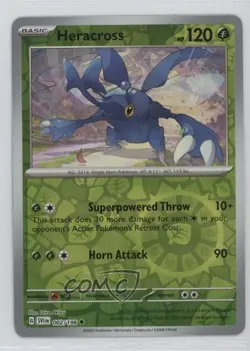 Heracross Reverse Foil Pokemon SV01: Scarlet & Violet #002 - Image 1