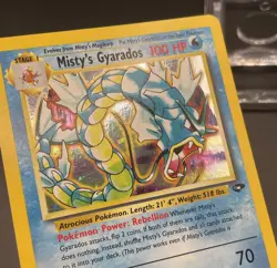Pokemon TCG - WOTC Unlimited Gym Challenge Misty’s Gyarados Holo Rare 13/132 - Image 2
