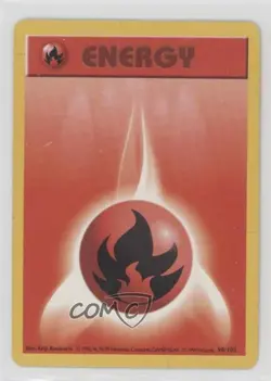 Fire Energy Shadowless Pokemon Base Set #98 1999 - Image 1