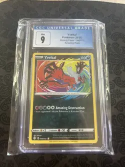 Yveltal 46/72 CGC 9 Mint Amazing Rare Shining Fates Pokemon TCG - Image 1