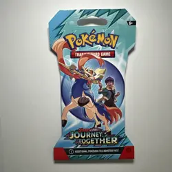 Pokemon TCG: Journey Together Sleeved Booster Pack - Factory Sealed Random Art - Image 1