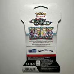Pokemon TCG: Journey Together Sleeved Booster Pack - Factory Sealed Random Art - Image 2
