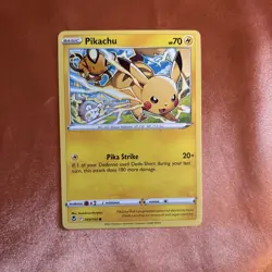 Pikachu Snowflake Promo #049 2023 Pokemon Holiday Calendar 94861539 Rare card - Image 1