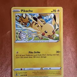 Pikachu Snowflake Promo #049 2023 Pokemon Holiday Calendar 94861539 Rare card - Image 3