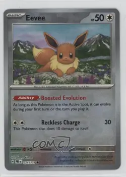 Eevee Poke Ball Foil Pokemon Prismatic Evolutions PRE #074 - Image 1