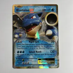 Blastoise EX ULTRA RARE 21/108 Pokemon XY Evolutions card TCG NM HOLO 2016 - Image 1