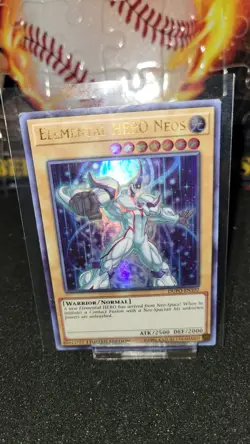 Yugioh - Elemental Hero Neos - Holographic Ultra Rare - Limited Edition Card - Image 1