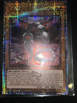 Cyber Dragon Core RA04-EN013 Quarter Century Secret Rare Yugioh 1st Edition Mint - Image 1