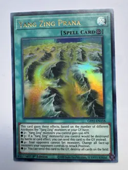 Yang Zing Prana - GFP2-EN158 - Ultra Rare - 1st Edition - Yugioh - Image 1