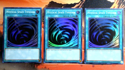 YuGiOh! 3x Mystical Space Typhoon RA02-EN048 1st Edition NM SUR Playset - Image 1